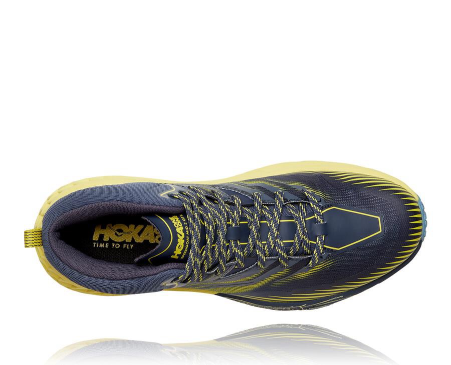 Hoka One One Spor Ayakkabı Erkek Lacivert - Speedgoat Mid Gore-Tex 2 - BE7058149